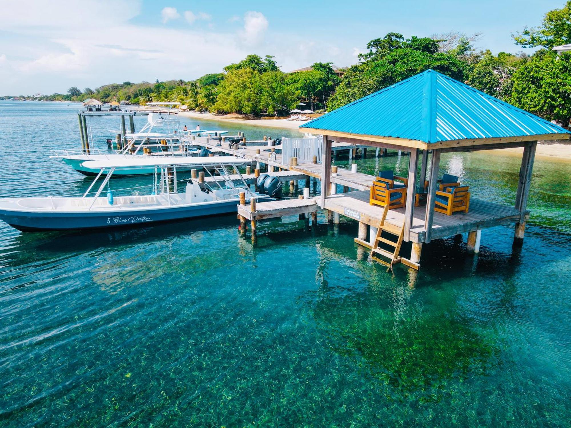 Blue Roatan Resort West Bay Bagian luar foto